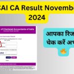 ICAI CA Result November 2024